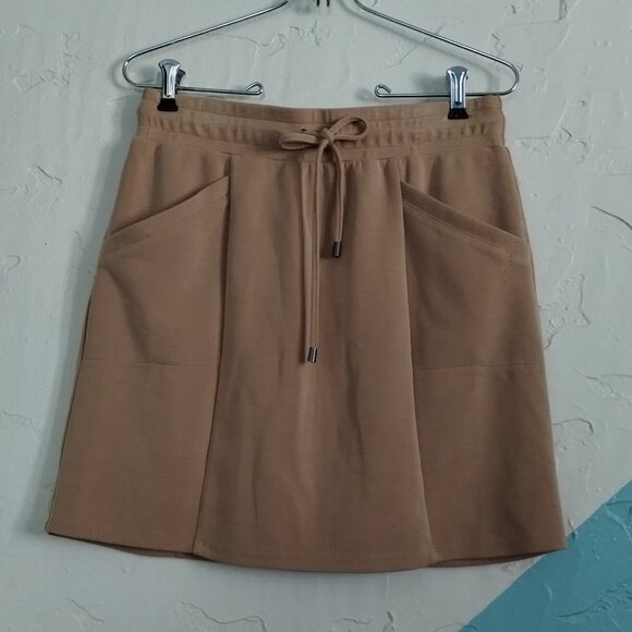 Cable & Gauge Pants - Cable & Gauge Sport Drawstring Khaki Skort